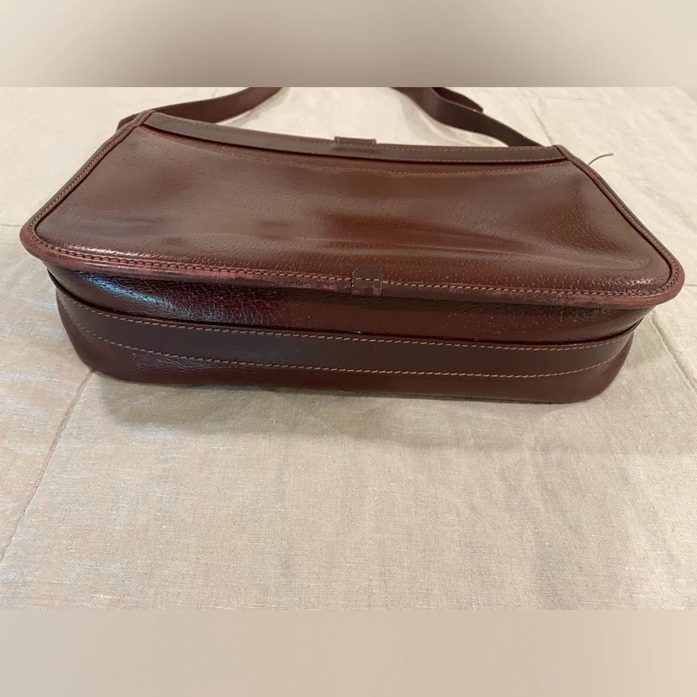 Gucci Brown Leather Crossbody Bag - Picture 8 of 16